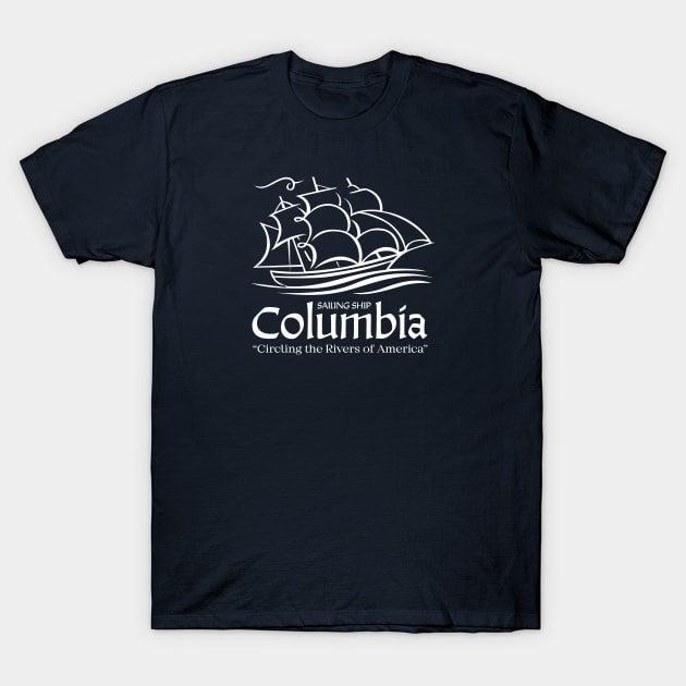 Sailing Ship Columbia T-Shirt by GoAwayGreen